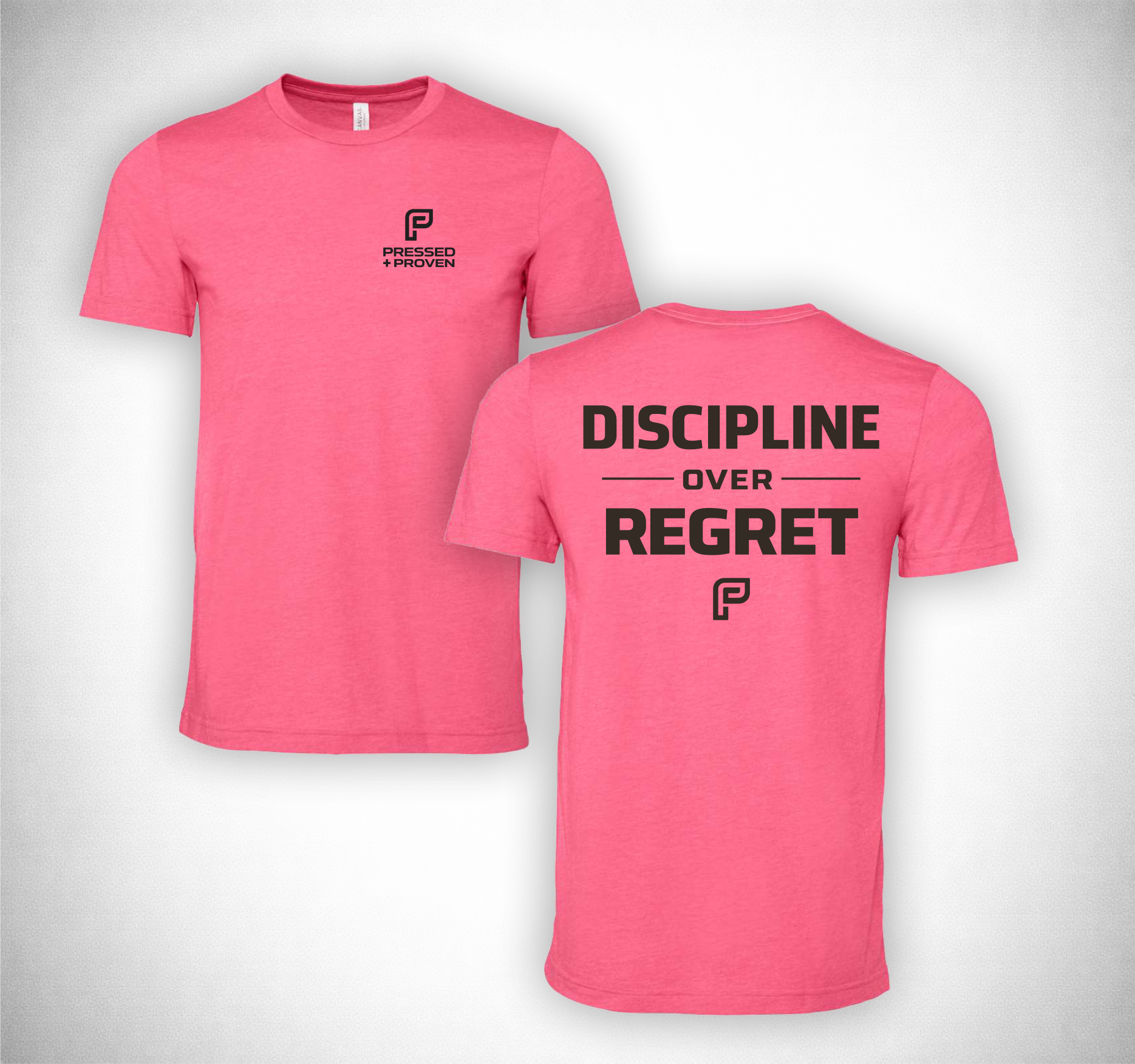 Discipline Over Regret Tee – Pressed + Proven